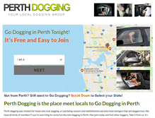 Tablet Screenshot of perthdogging.com